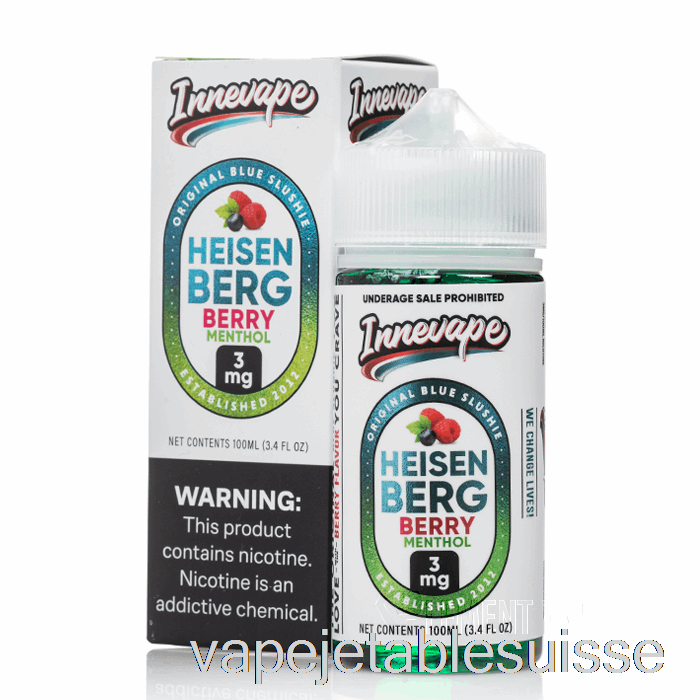 Vape Suisse Baie D'heisenberg Menthol - Innevape - 100ml 6mg